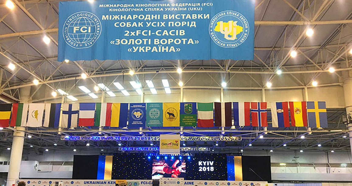 Міжнародна виставка FCI-CACIB «Золоті ворота-2018» та «Україна-2018», МВЦ, Київ