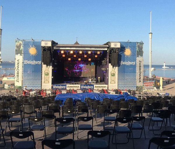 Summer concert venue &quot;Sea Terminal 2020&quot;, Odessa