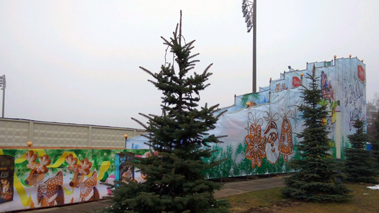 Зимний атракцион Горка, г.Буча Зимний атракцион Горка, г.Буча