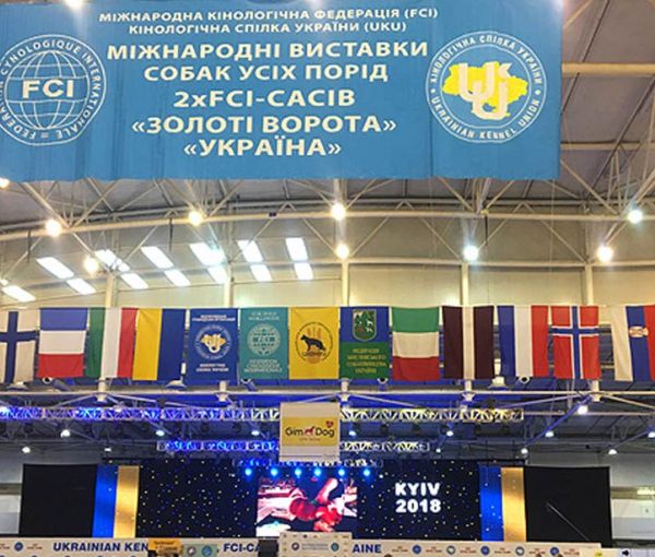 International Dog Show FCI-CACIB &quot;Golden Gate-2018&quot; and &quot;Ukraine-2018&quot;, IEC, Kyiv