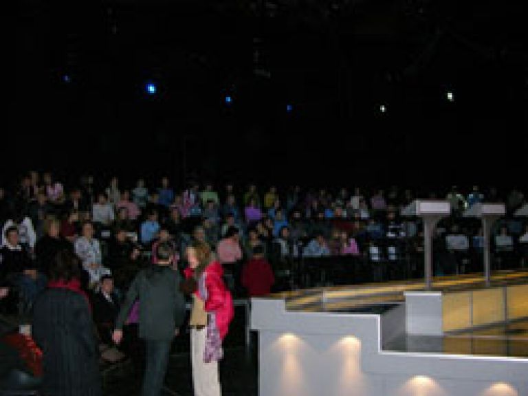 на съемках передачи Самый умный